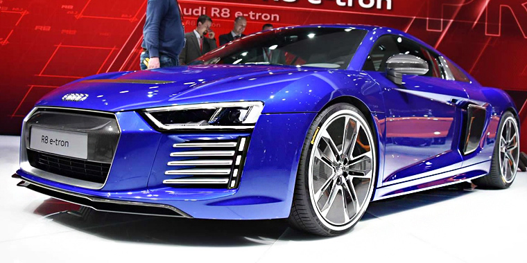 Женева 2015: электрический Audi R8 e-tron