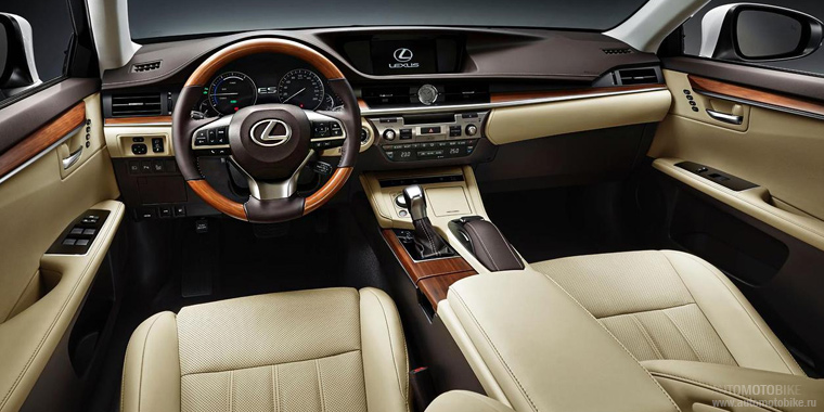 Обновленный салон Lexus ES 2016