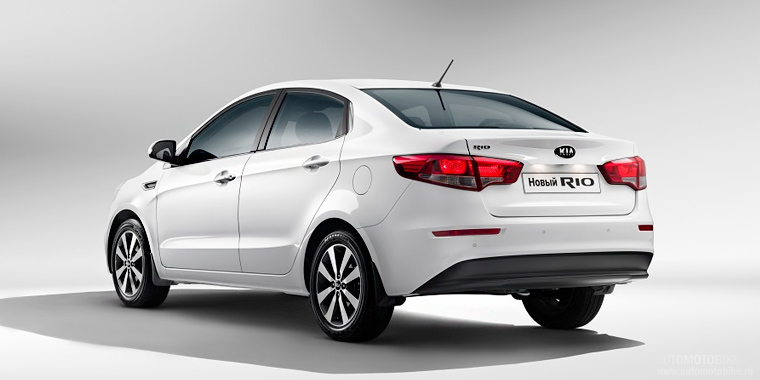 Обновленный седан Kia Rio