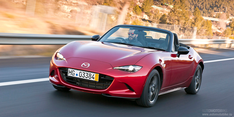 Mazda MX-5 на базе которой будет создан Fiat 124 Spider