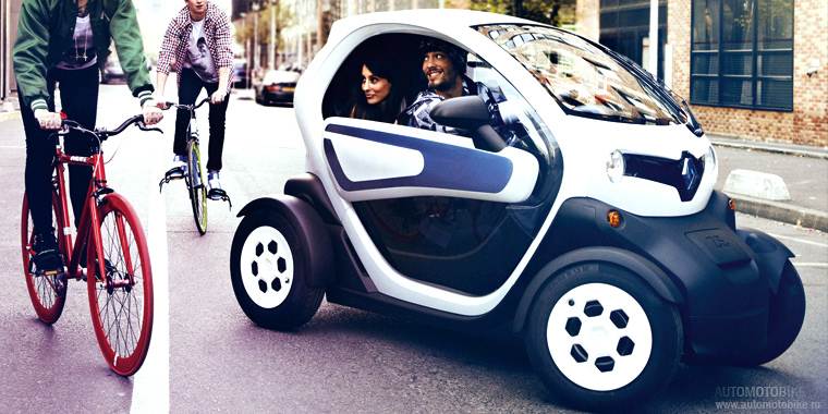 Электокаром Renault Twizy могут управлять 14-летние