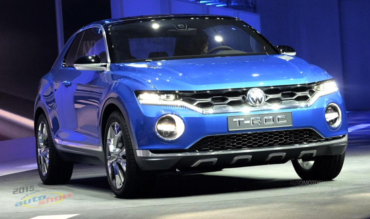 Volkswagen представил T-ROC на автосалоне в Нью-Йорке 2015