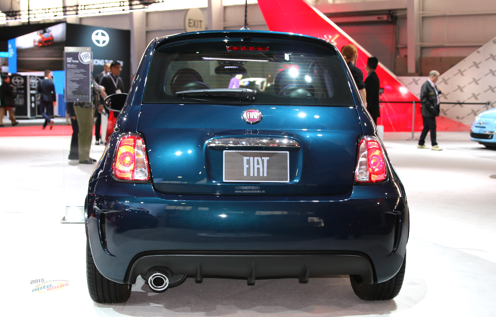 Обновленный дизайн Turbo-версии Fiat 500 на автошоу Нью-Йорк 2015