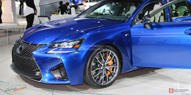 Оригинальные литые диски Lexus GS F. Автовыставка в Нью-Йорке 2015