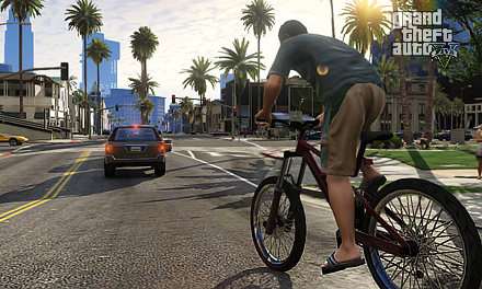 Grand Theft auto five bicycle