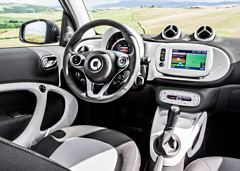 Салон новых Smart ForTwo и ForFour