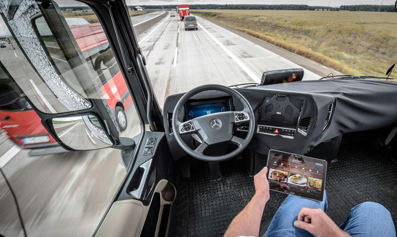 Mercedes-Benz Future Truck 2025 автопилот для грузовика