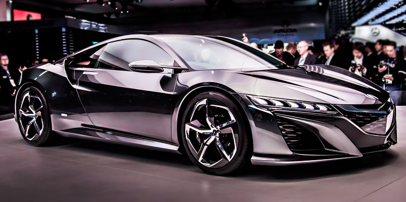 Концепт спорткара Honda NSX 2015 представленный на автосалоне в Детройте