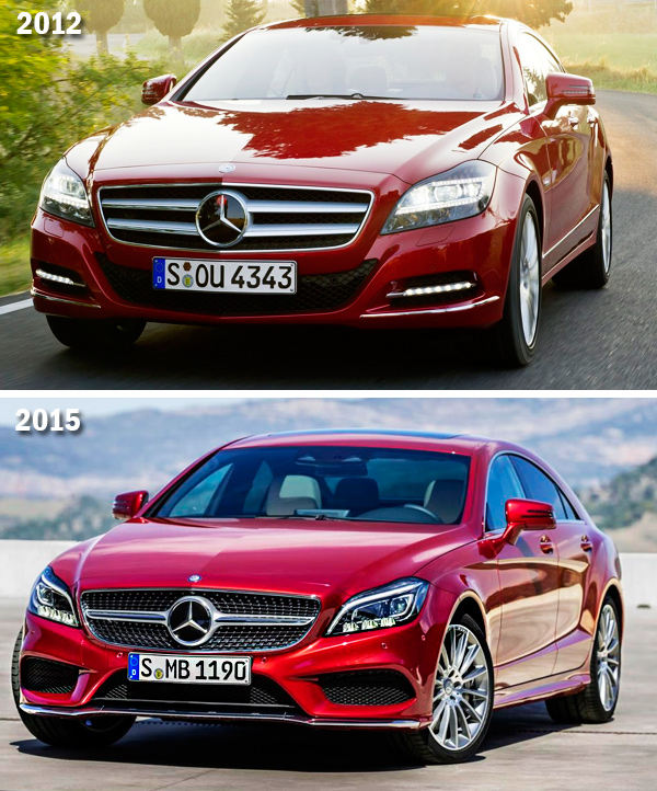 2015 Mercedes-Benz CLS сравнение с Mercedes-Benz CLS 2012 года