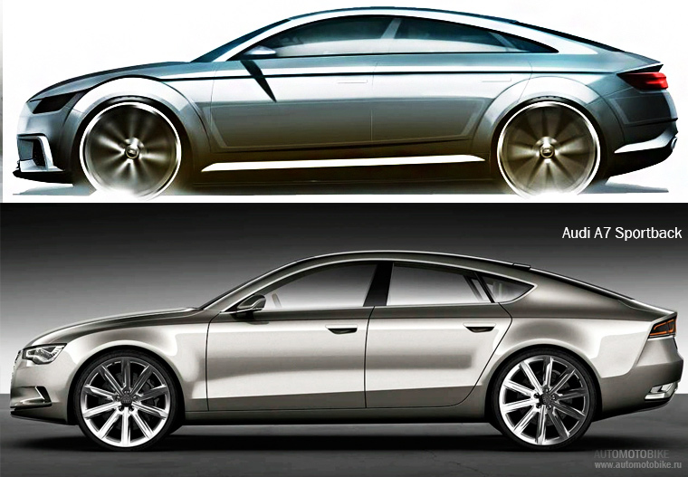 Сравнение Audi TT Sportback и спортбэка Audi A7 Sportback