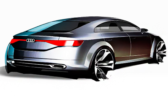 Эскиз Audi TT Sportback