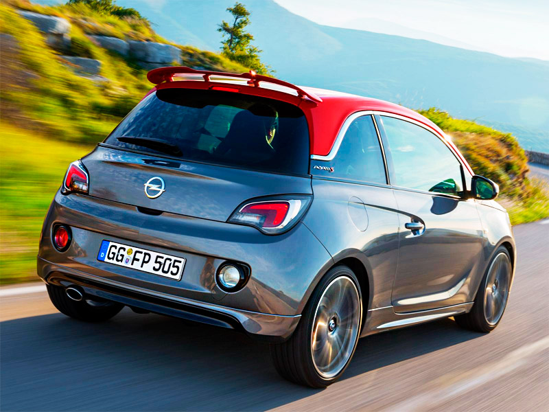 Opel Adam S 2014 фотографии спортивного хэтчбека