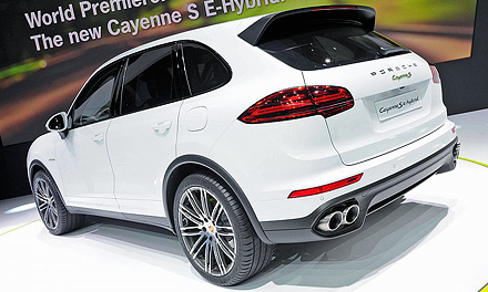 Париж-2014: Porsche Cayenne S E-Hybrid