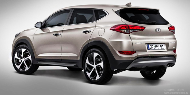 Фотографии нового кроссовера 2016 Hyundai Tucson 