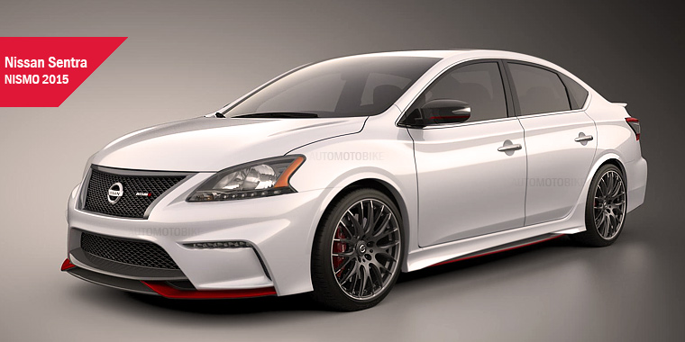 «Заряженный» седан Nissan Sentra Nismo на автосалоне в Чикаго 2015. Новый Ниссан Сентра Нисмо