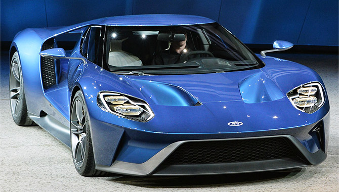 Маслкар Ford GT Concept представили в Детройте