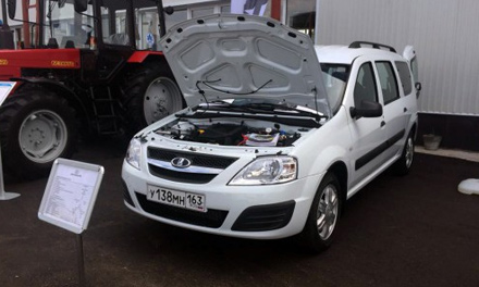 Битопливный Lada Largus CNG