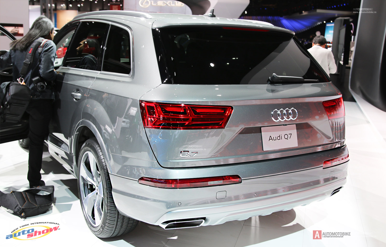 Новый Audi Q7 2015 на автосалоне в Нью Йорке 2015 - обзор внедорожника