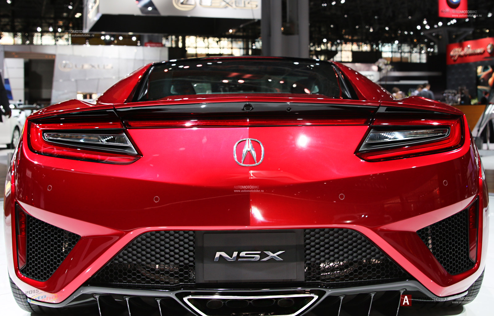 Обзор нового Acura NSX 2016 года на автосалоне в Нью Йорке. Автомотобайк обзор автомобилей