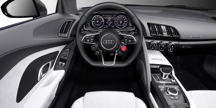 Салон Audi R8 e-tron piloted driving