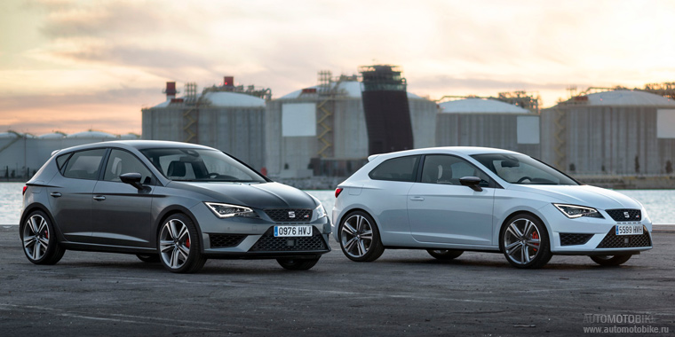 Заряженный хэтчбек Seat Leon Cupra 