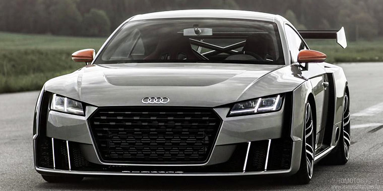 Audi TT clubsport turbo concept фотографии на фестивале