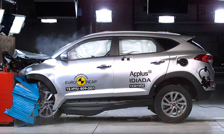 Hyundai Tucson на краш-тестах