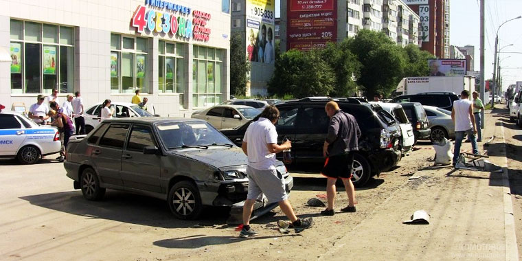 Крупная авария в Омске