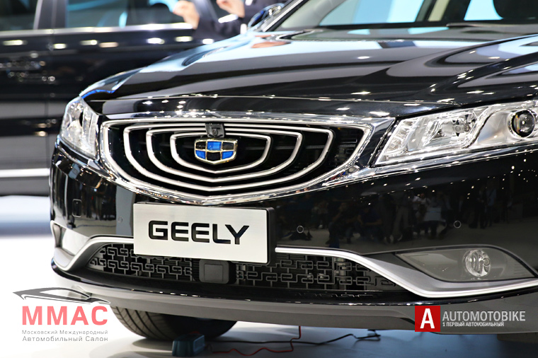 Geely Emgrand GT в новом фирменном стиле 